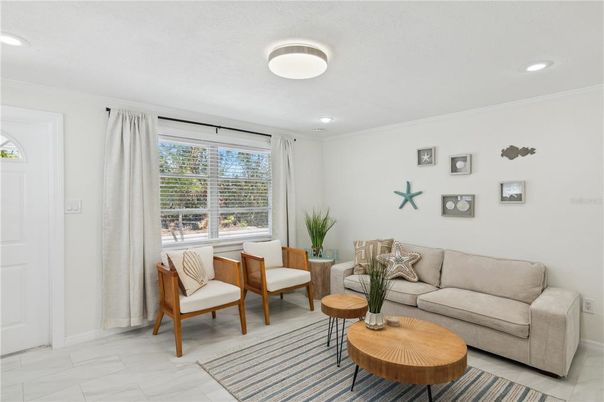 Interior, Living room, Recessed Lighting