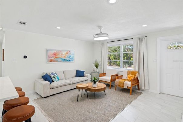 Interior, Living room, Marble, Recessed Lighting