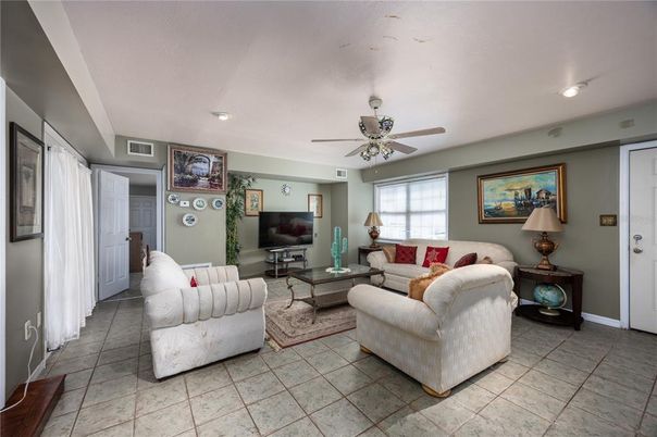 Interior, Living room, Recessed Lighting