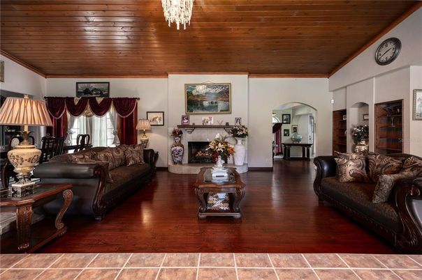 Fireplace, Interior, Living room, Wooden Ceilings, Wood Texture Flooring
