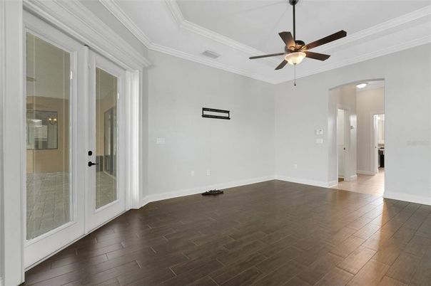 Empty room, Interior, Wood Texture Flooring