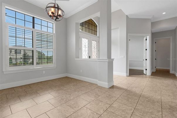 Empty room, Interior, Recessed Lighting