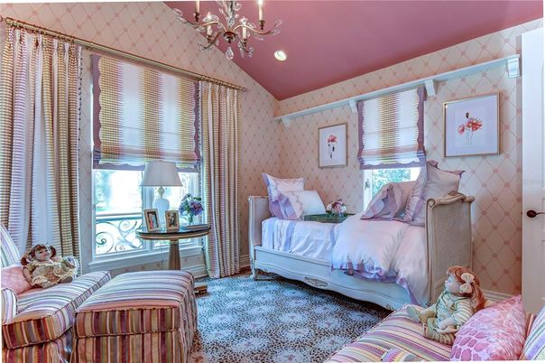 Bedroom, Chandelier, Interior
