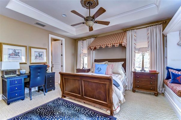 Bedroom, Home Office, Interior, Recessed Lighting