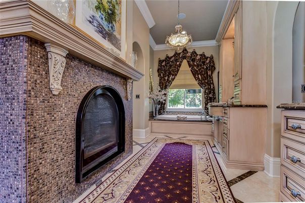 Fireplace, Interior, Pendant Lights