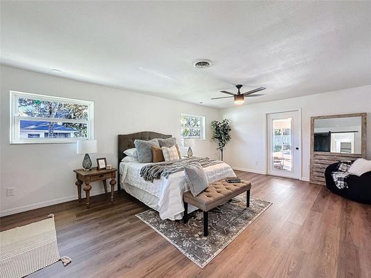 Bedroom, Interior, Wood Texture Flooring