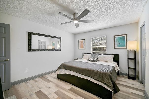 Bedroom, Interior, Wood Texture Flooring