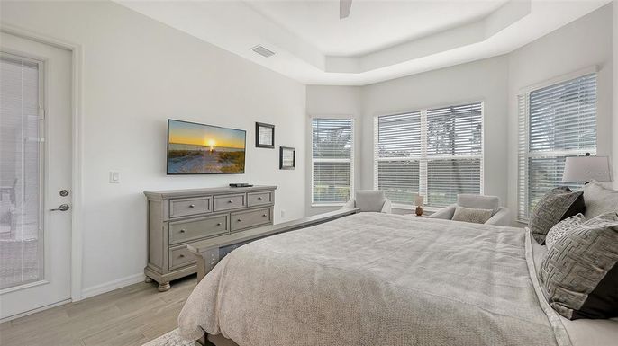 Bedroom, Interior, Wood Texture Flooring