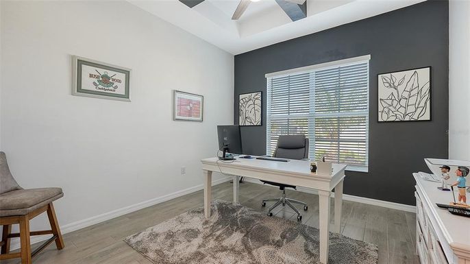 Home Office, Interior, Wood Texture Flooring