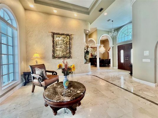 Chandelier, Interior, Marble, Pendant Lights, Recessed Lighting