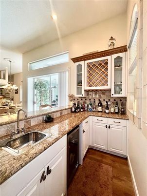 Chandelier, Interior, Kitchen, Recessed Lighting, Wood Texture Flooring