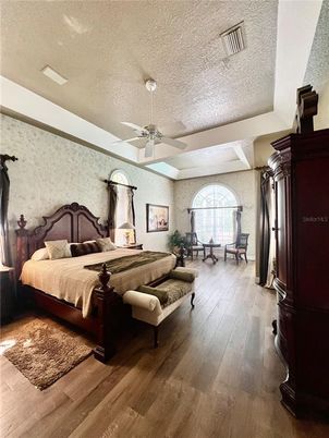 Bedroom, Interior, Wood Texture Flooring