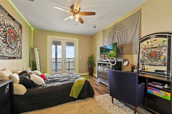 Bedroom, Home Office, Interior, Wood Texture Flooring
