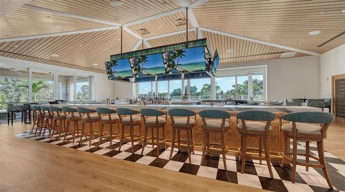 Interior, Recessed Lighting, Wooden Ceilings, Wood Texture Flooring