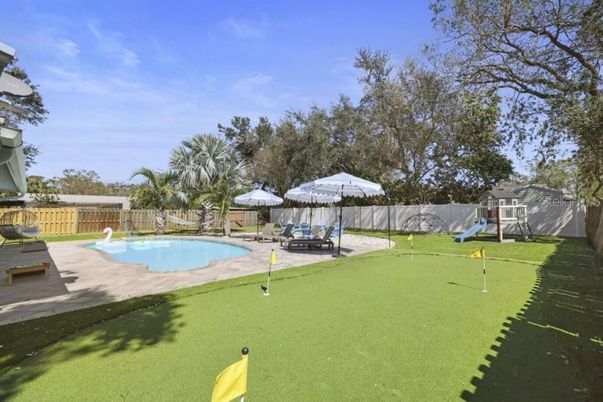 Backyard, Exterior, Playground, Pool