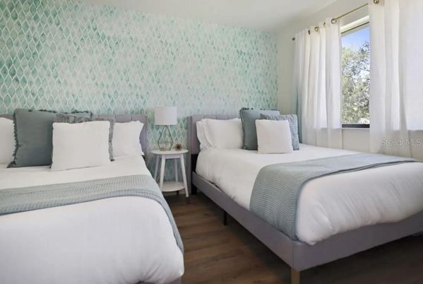 Bedroom, Interior, Wood Texture Flooring