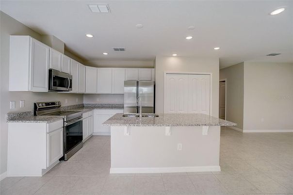Interior, Kitchen, Recessed Lighting, Stainless Steel Appliances