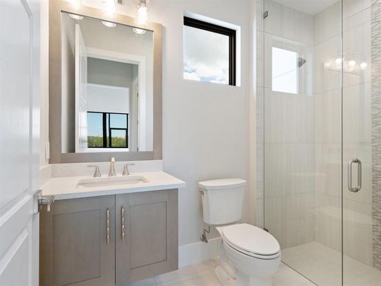 Bathroom, Glass Shower, Interior