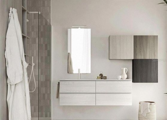 Bathroom, Glass Shower, Interior
