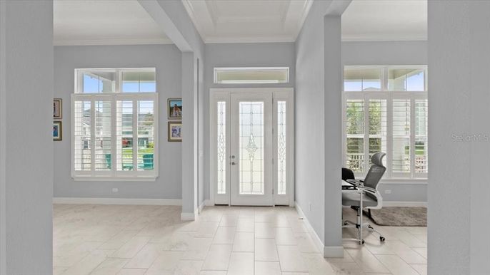 Home Office, Interior, Marble