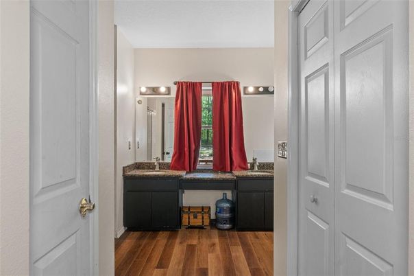 Bathroom, Interior, Wood Texture Flooring