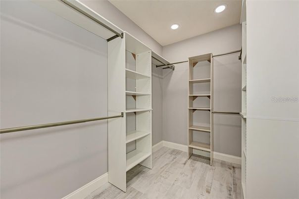 Interior, Recessed Lighting, Walk-in Closets, Wood Texture Flooring