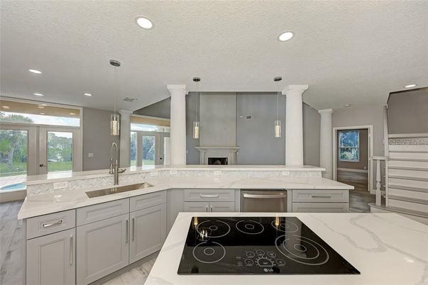 Interior, Kitchen, Pendant Lights, Recessed Lighting