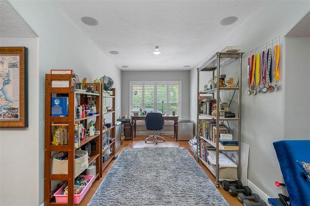 Home Office, Interior, Wood Texture Flooring