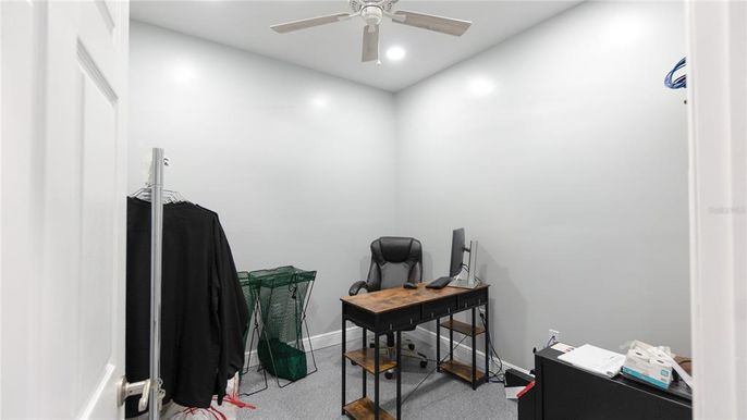 Home Office, Interior, Recessed Lighting