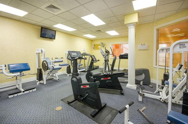 Fitness Equipment, Gym, Interior, Recessed Lighting