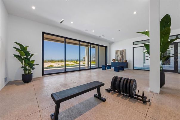 Fitness Equipment, Interior, Recessed Lighting