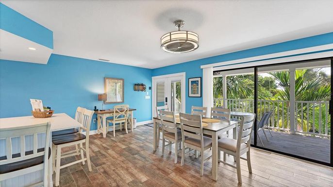 Dining room, Interior, Wood Texture Flooring