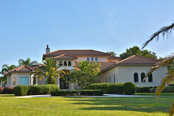 Backyard, Exterior, Facade, Mediterranean