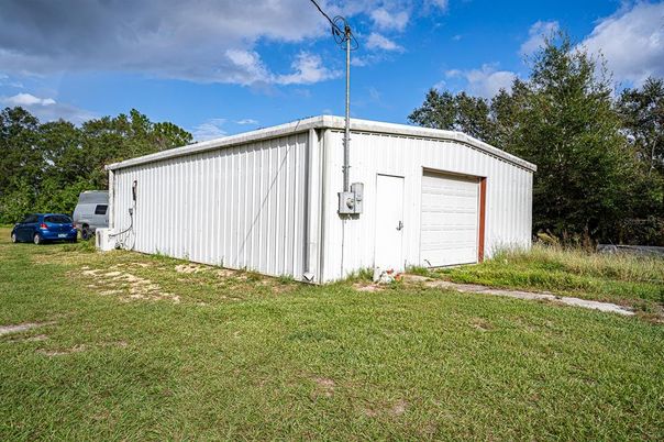 Backyard, Detached Garage, Exterior