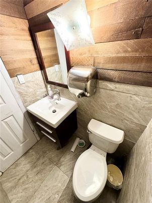 Bathroom, Interior, Wooden Walls