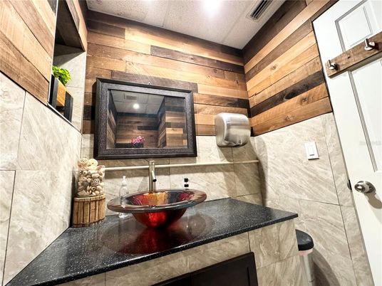 Bathroom, Interior, Wooden Walls