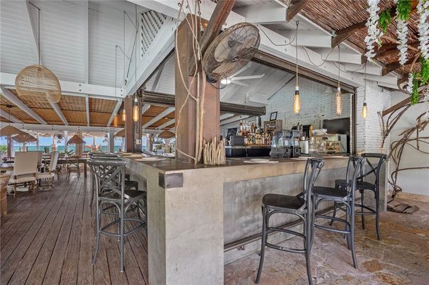 Interior, Pendant Lights, Stone Walls, Wood Texture Flooring