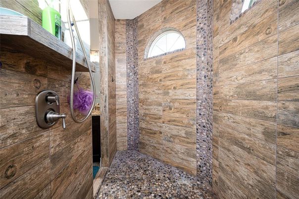 Bathroom, Interior, Wooden Walls
