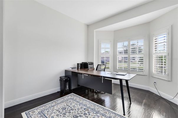 Home Office, Interior, Wood Texture Flooring