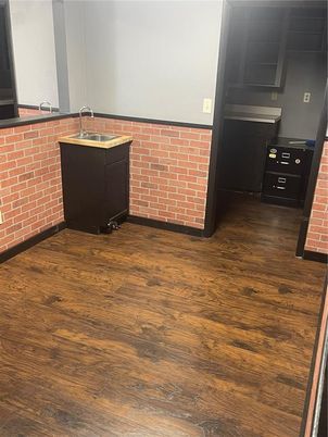Interior, Stone Walls, Wood Texture Flooring