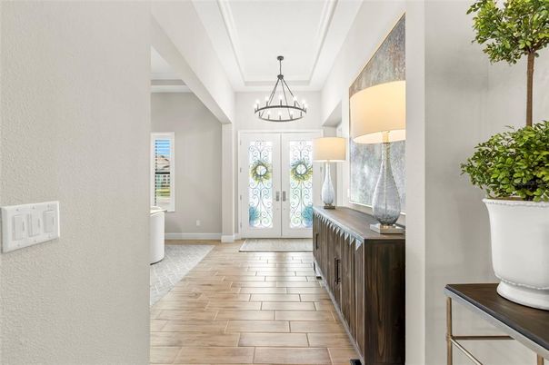 Chandelier, Interior, Pendant Lights, Wood Texture Flooring