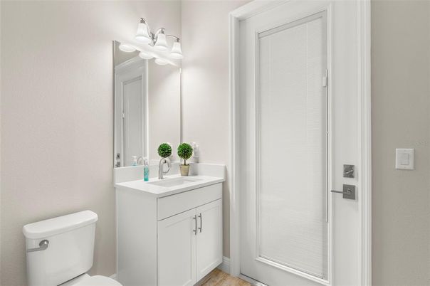Bathroom, Interior, Wood Texture Flooring
