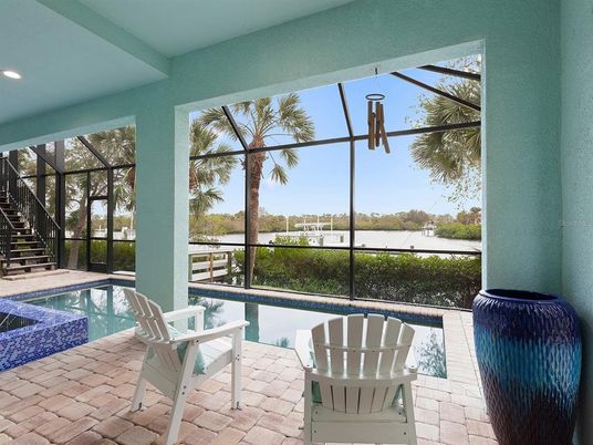 Glass Ceilings, Interior, Pool, Recessed Lighting, Sun Room, Water