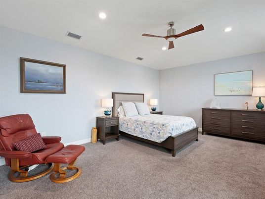Bedroom, Interior, Recessed Lighting