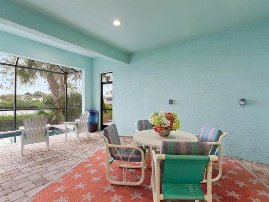 Dining room, Interior, Recessed Lighting, Sun Room