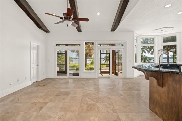 Interior, Pendant Lights, Recessed Lighting, Wooden Beams