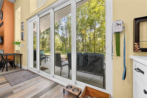 Interior, Sun Room, Wood Texture Flooring