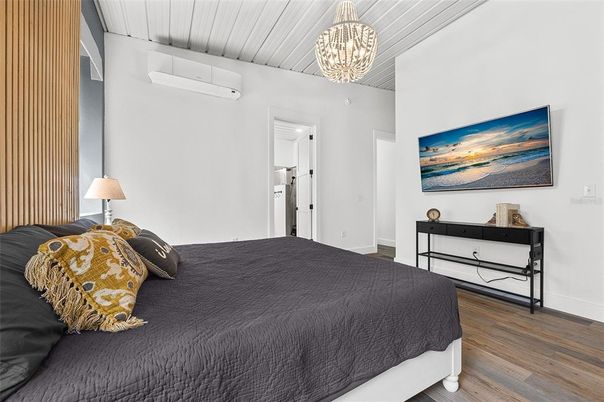 Bedroom, Interior, Wood Texture Flooring
