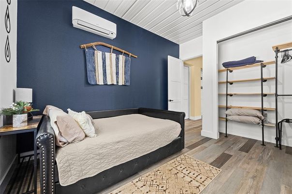 Bedroom, Interior, Wood Texture Flooring