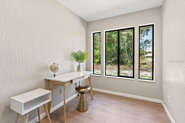 Home Office, Interior, Wood Texture Flooring